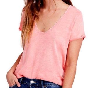 FREE PEOPLE Saturday Coral Top NWT
